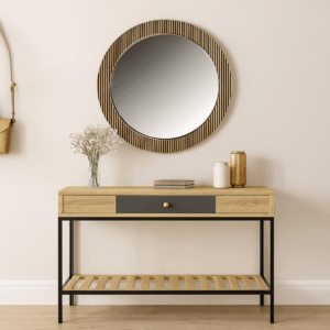 Ironville Round Mirror