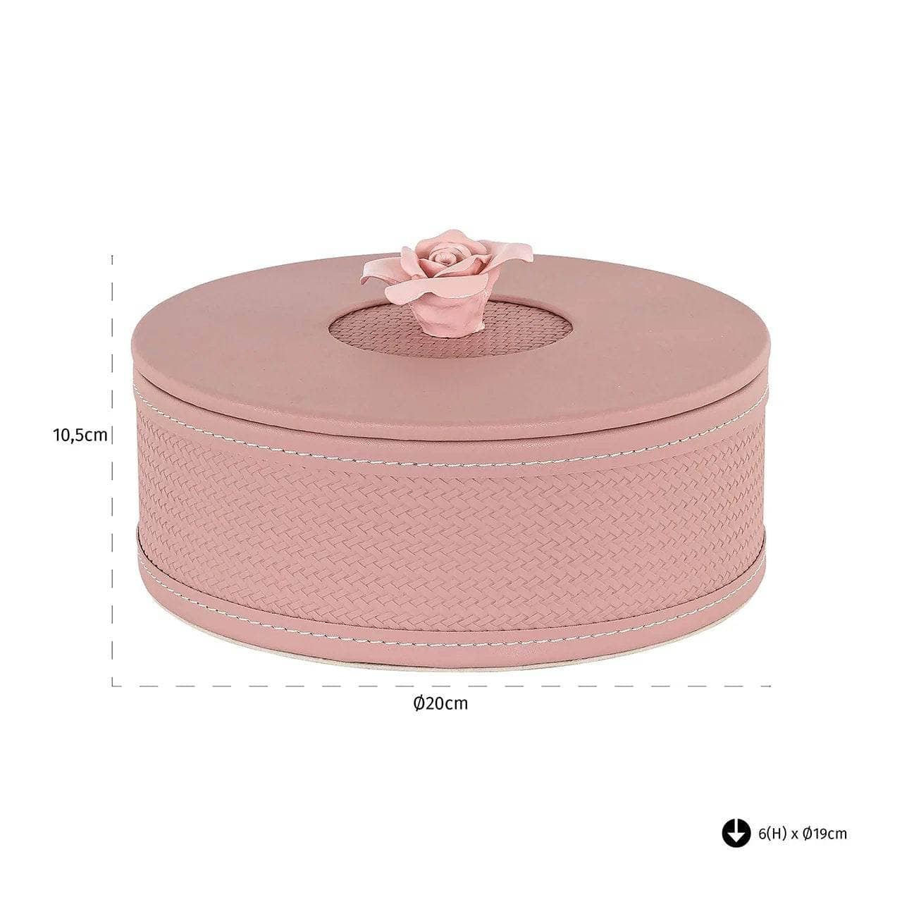 Avendris Small Pink Storage Box – Compact & Stylish Organizer - Image 5