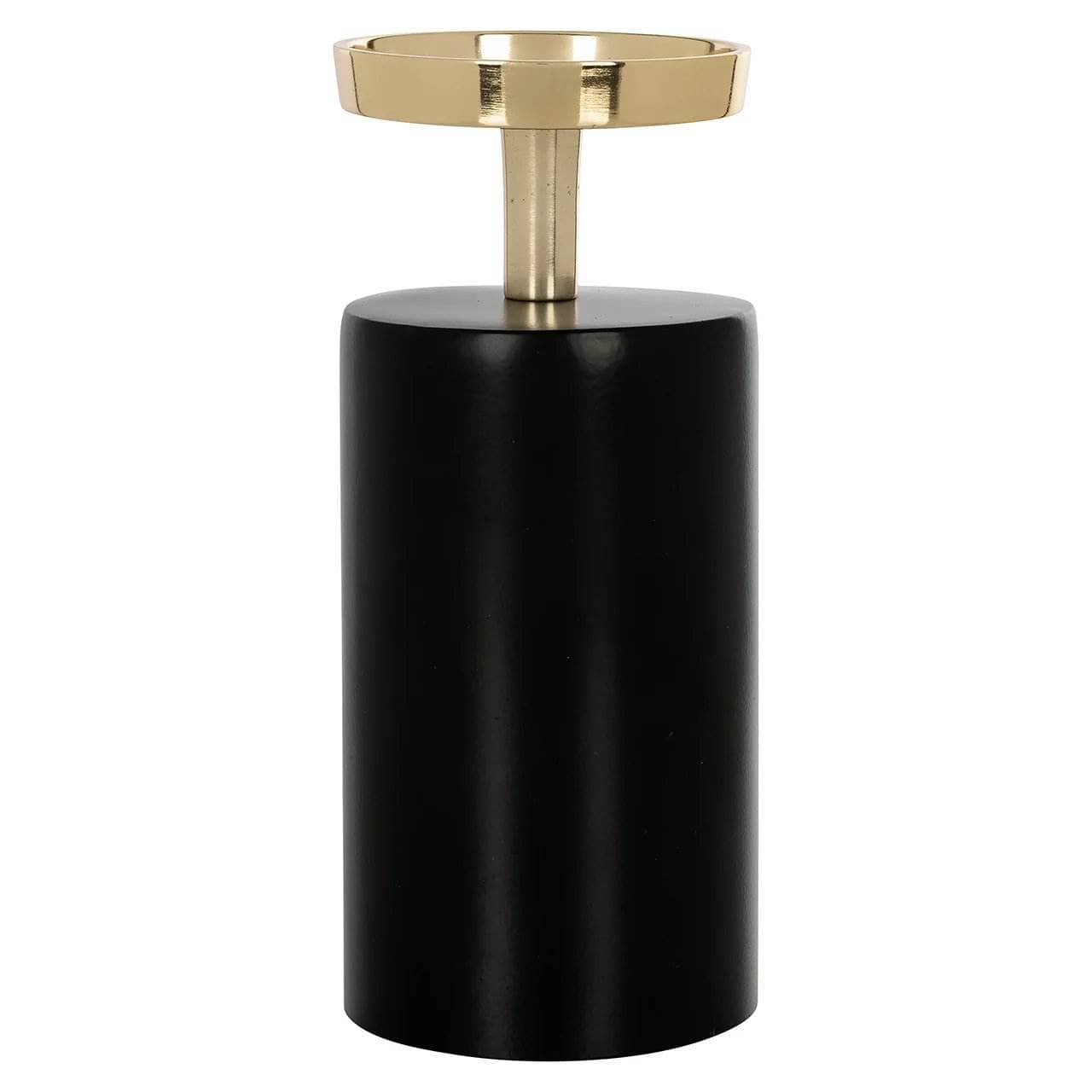 Avendris Small Black & Gold Candle Holder – Elegant Accent Piece - Image 2