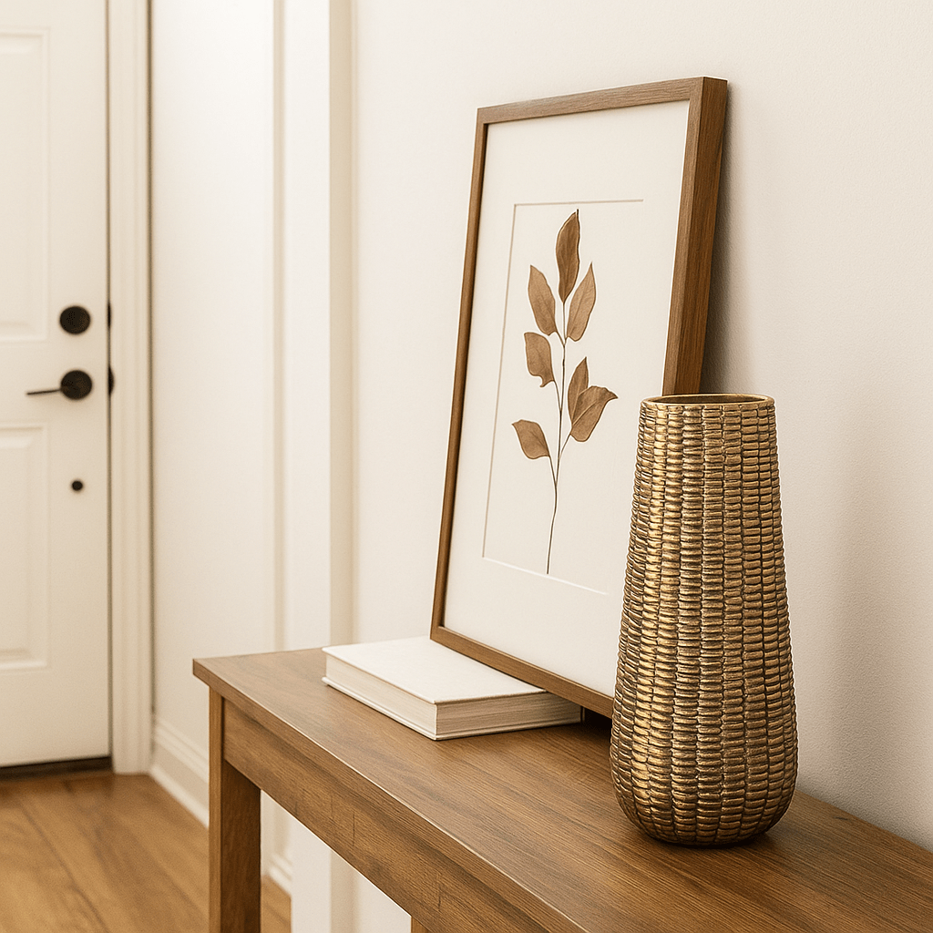 Loran Brushed Gold Vase - Small