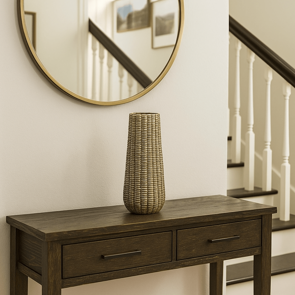 Loran Brushed Gold Vase - Small - Image 3