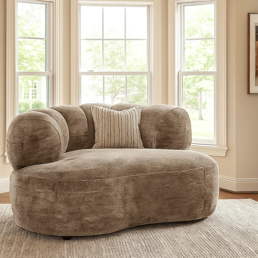Avendris Stone Snuggler Chair – Cozy Compact Seating